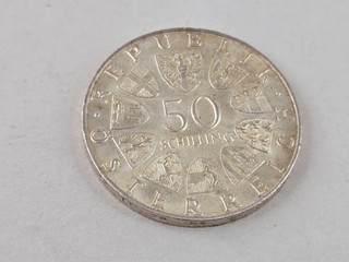 50 Schilling Silbermünze 1969 Kaiser Maximilian I. 900 Silber Gedenkmünze
