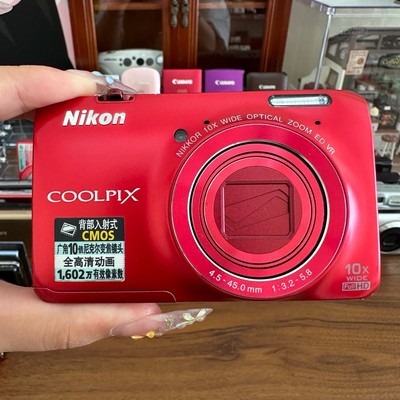 Nikon COOLPIX S6300 16MP Digital Camera 10x Zoom NIKKOR Glass Lens