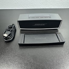 BOSE Soundlink Mini II Bluetooth Speaker w/ Cradle Black TESTED -