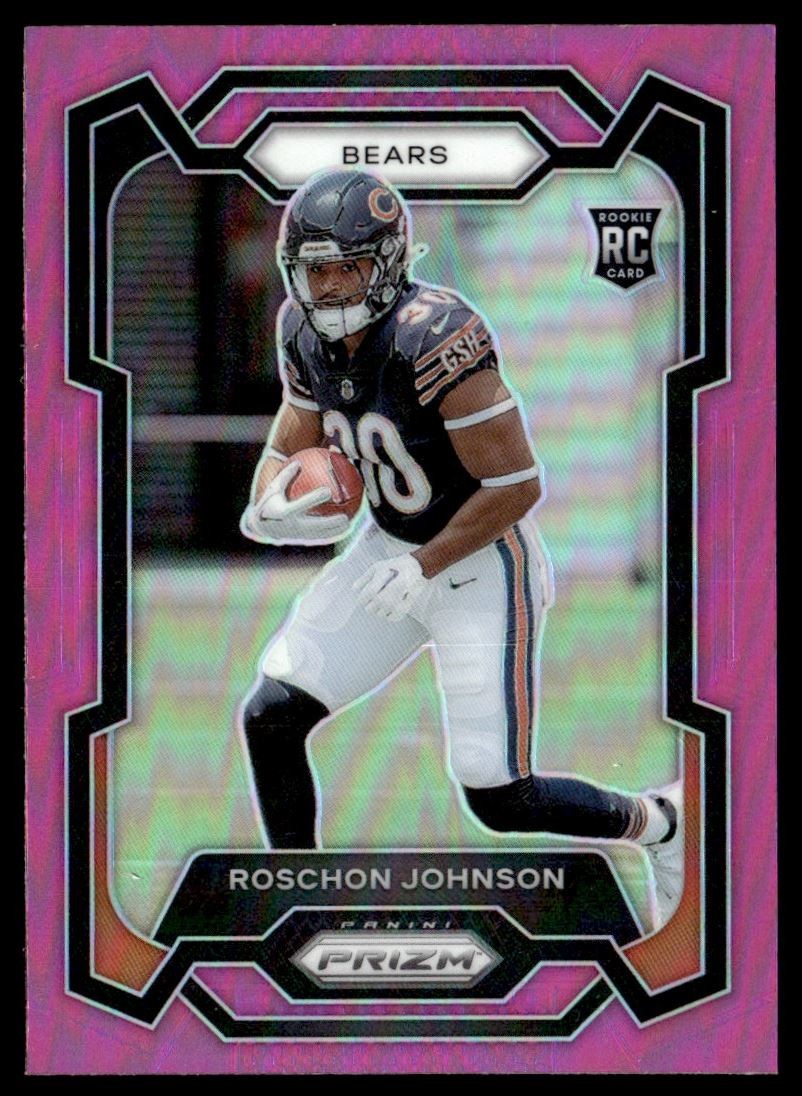 2023 Prizm Pink Prizms Roschon Johnson Rookie Chicago Bears #314