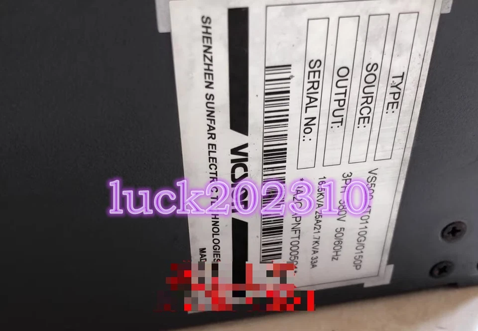 1PC used VS500 frequency converter VS500-4T0110G/4T0150P #YY - Image 2 of 2