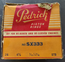 Pedrick Sx333 Std Piston Ring Set For International 6cyl Gas Engine U372 U406