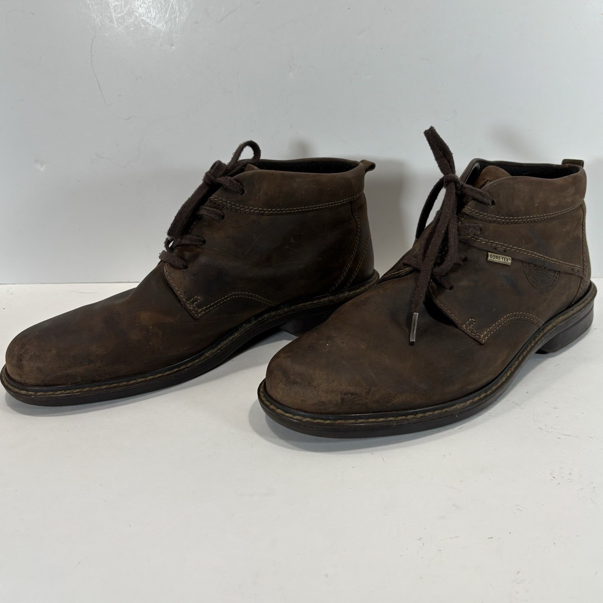 ECCO Turn GTX Chukka Boots Mens Size 11 Brown Leather Trail  display picture 2