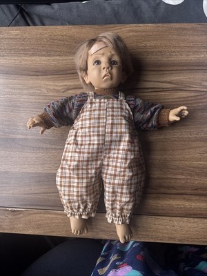 Vintage D'Anton Jos Sanchis Spanish Doll 1995 Life Like Hard Plastic 37 cm