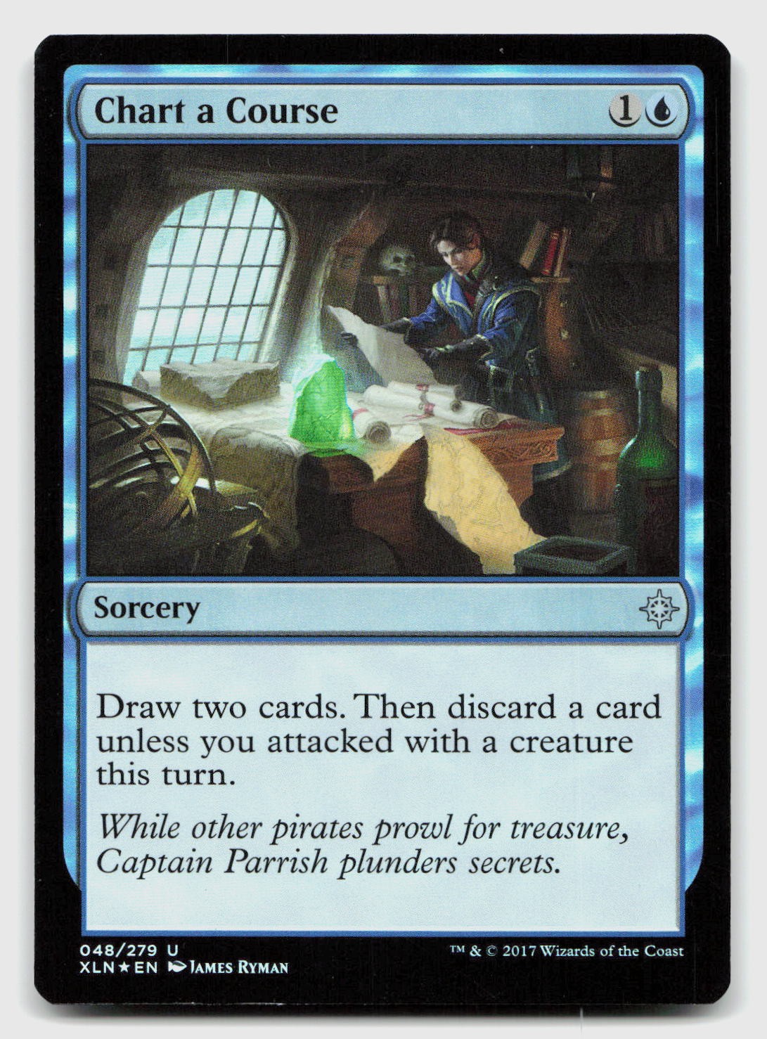 Chart a Course 48 Uncommon Ixalan Magic: The Gathering Foil Near Mint