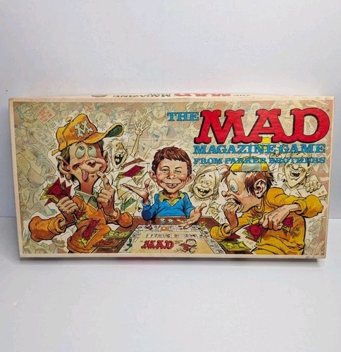 Vintage 1979 The MAD Magazine Board Game Parker Brothers Complete