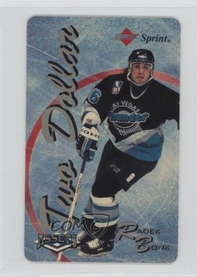 1995 Classic Assets Phone Cards $2 Missing Serial Number Radek Bonk 1s7