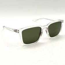 NIKE Circuit Sunglasses FJ1972 976 Clear Designer Frame  Green Lenses 55-20-140