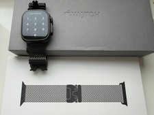 Apple Watch Ultra 2 GPS+Cellular, 49mm ,Titanium Case with Milanese Loop Black M