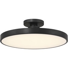 Savoy House Lighting 6-2969-1-89 Thayer Semi-Flush Mount Matte Black