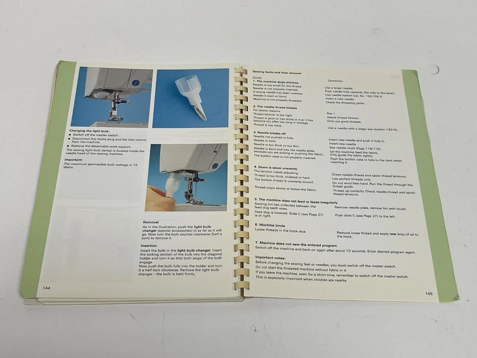 Máquina de coser PFAFF Creative 7560 OEM 145 páginas color manual manual libro Foto 4 de 4