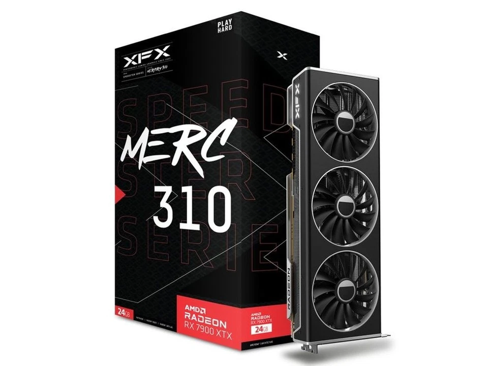 XFX SPEEDSTER MERC 310 Radeon RX 7900 XTX 24GB GDDR6 Black Edition Graphics Card - image 1 of 4