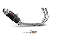 Komplett Auspuff 2X1 Mivv GP CARBON-CARBON FÜR Yamaha MT-07 / FZ-07 2014-2024