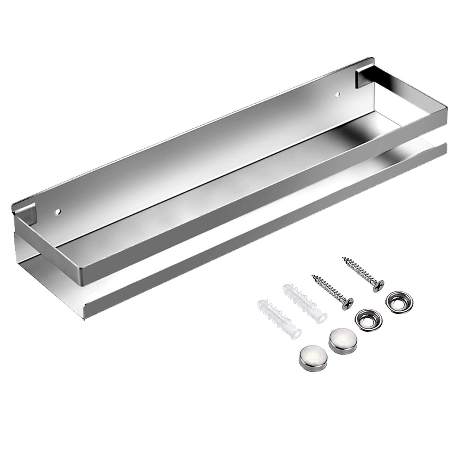 Stainless Steel Bathroom Shelf 15.75 InchBathroom Shower Shelf Bath Kitchen S...