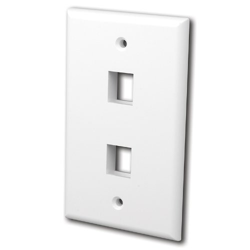 Настенная панель Vanco 2 Port Keystone Белый [820102]