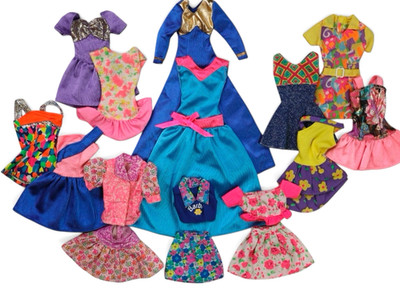 Barbie Fashions Clothes Lot 90s/2000s Dresses Skirts & Tops - Fashion Gift Pack
