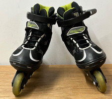 Blade Runner Advantage Pro XT Rollerblade In Line Skates Black Green US 11
