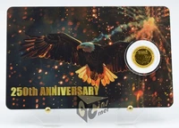 USA 250th Anniversary 1/1000 Oz 9999 Gold Coin 50 Cents Niue