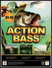 Action Bass Playstation Take 2 Interactive Dec 2000 Full Page Advertisement