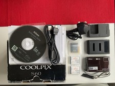 Nikon Coolpix S60 Brown Compact Digital Camera 10MP 5x Optical Zoom Touchscreen
