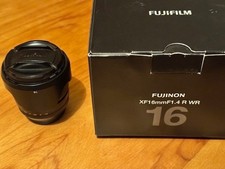 Fuji XF 16mm F1.4 R WR Nano GI Fujifilm Prime Mirrorless Fujinon Lens - MINT