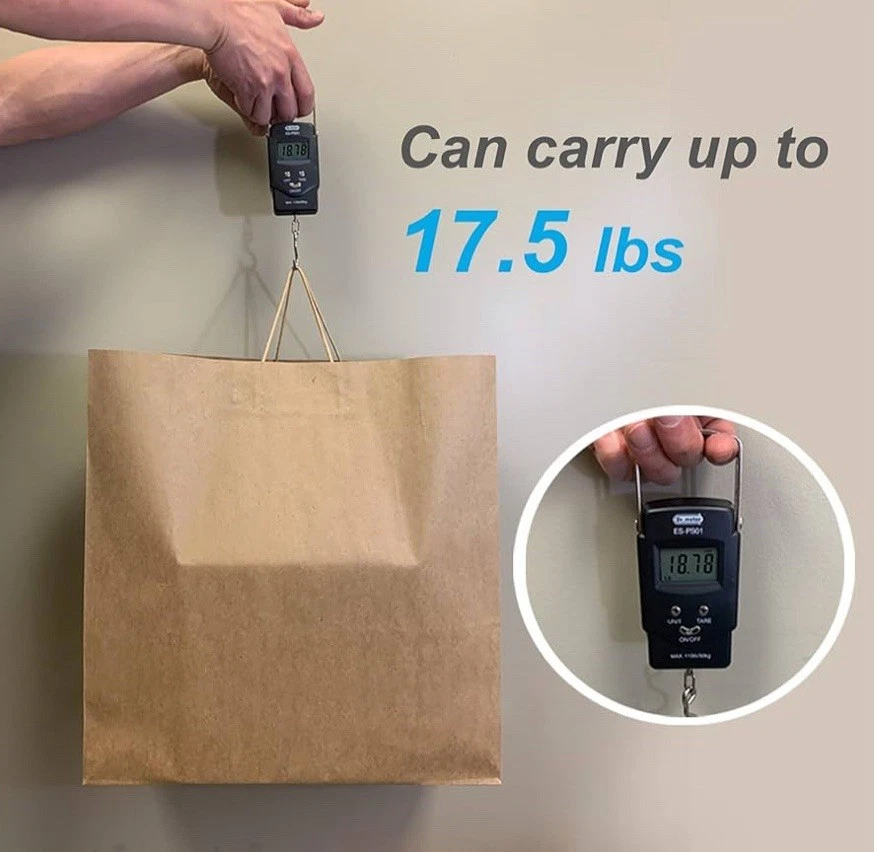 Kraft Paper Bagsr 50Pcs 14x10x15.75 Ultra Wide Large Paper Gift Bags with Han... - Image 3 of 4