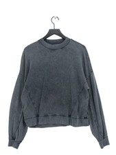 Mint Velvet Women's Hoodie L Grey 100 Cotton Pullover