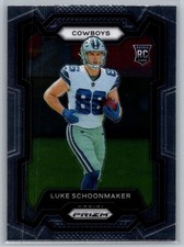 2023 Panini Prizm #325 Luke Schoonmaker Rookie Card RC Dallas Cowboys . rookie card picture