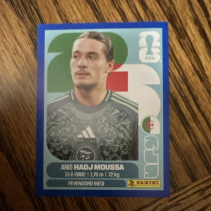 Panini FIFA World Cup 2026 Sticker ALG 17 Anis Hadj Moussa Feyenoord