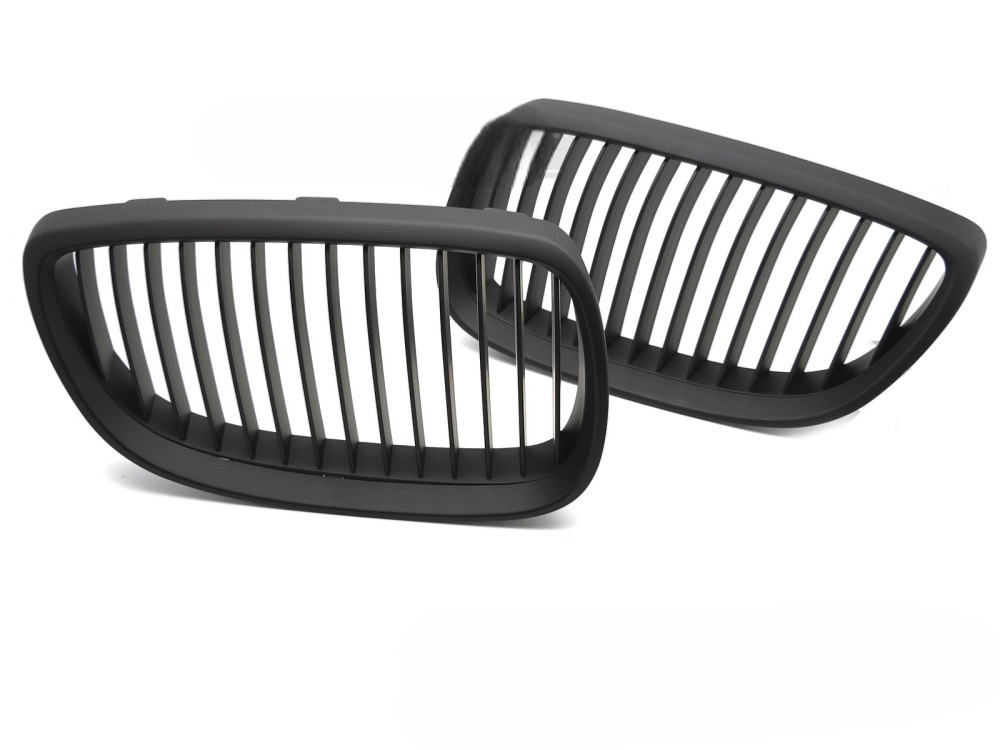 Calandre avant BMW E92 noir mat - Grille de radiateur Série 3 2006-2010