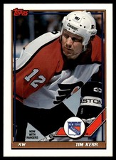 1991-92 Topps Tim Kerr New York Rangers #164