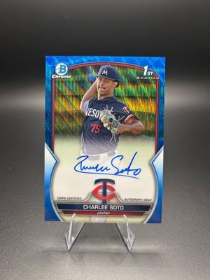 2023 Bowman Draft - CHARLEE SOTO (Bowman 1st) - Blue Wave Auto /150 - #CDA-CS