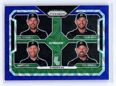 Grace / Oosthuizen / Schwartzel / Burmester 2024 Panini Prizm LIV #66 Blue /149