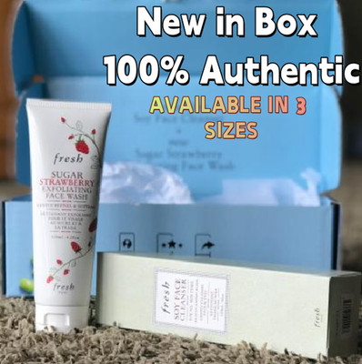 NIB 100% Authentic fresh  Soy Hydrating Gentle Face Cleanser, 3 sizes
