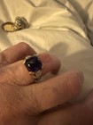 Judith Evans Award Winning Amethyst Diamond And Tsavorite Deco Styled Ring — photo 2