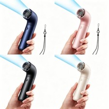 Portable 6Speed Personal Handheld Fan USB Rechargeable Mini Cooler Fan w/Lanyard