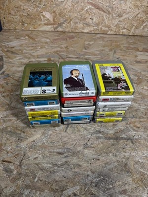 Mixed Lot 8 Track Tapes Various Artists Music Collection Classics Vintage