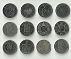 Great Britain 12 different 5 Pounds coins- nice collection