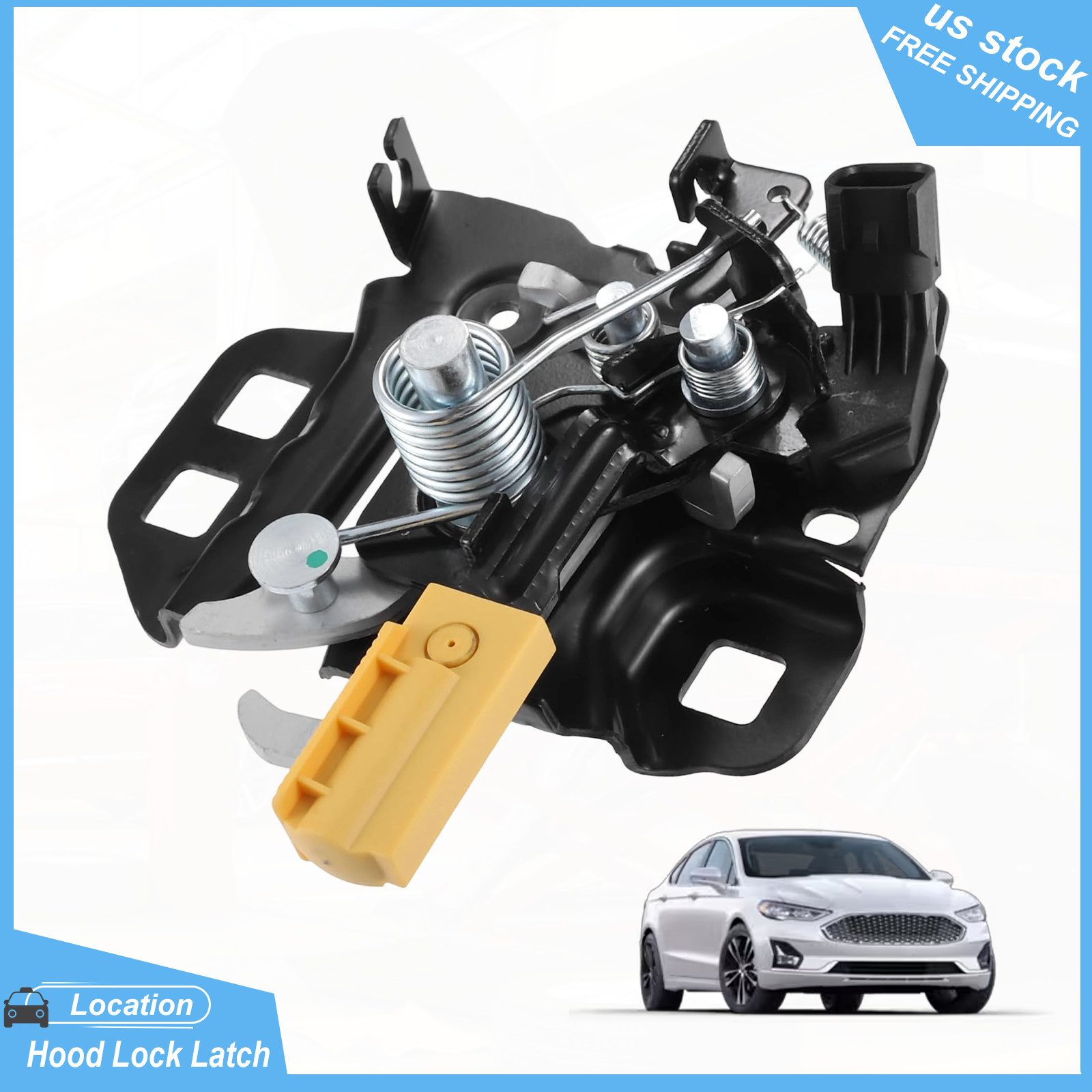 DS7Z16701B Front Left Driver Side Hood Latch Lock for Ford Fusion 2013-2020