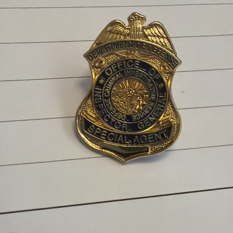 Defense Department Special Agent Pin Defense Criminal Investigative Service