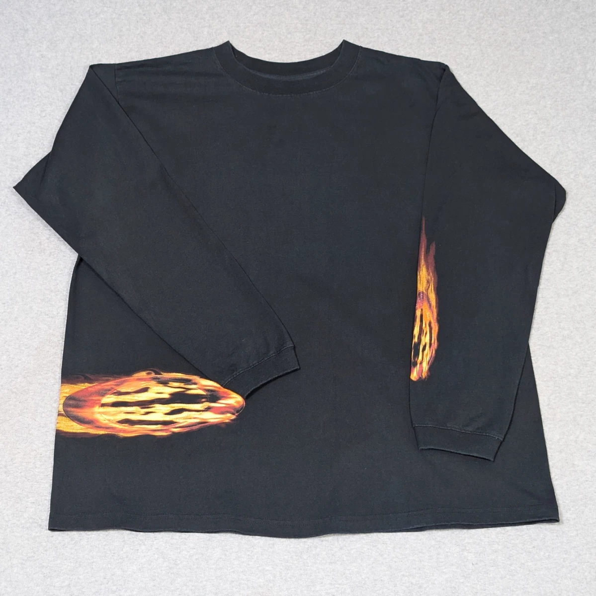 90s 00s OAKLEY ロンT ファイヤーパターン　XL 25+ Oakley Men's Long Sleeve T-Shirts for sale | Updated Oct 2026