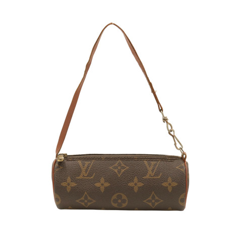 Authentic Louis Vuitton M51380 Papillon Pouch Brown Monogram Mini Pouch