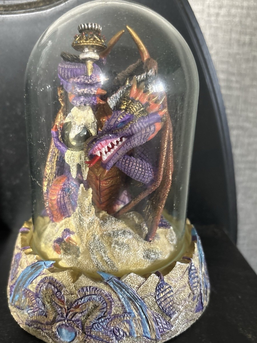 Franklin Mint Michael Whelan 12 Dragons Complete Set Glass Domes
