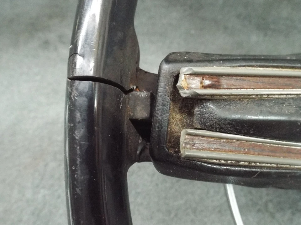 Black Steering Wheel 1969 Ford Galaxie 500 LTD Country Squire Station Wagon 69 - Image 3 of 4