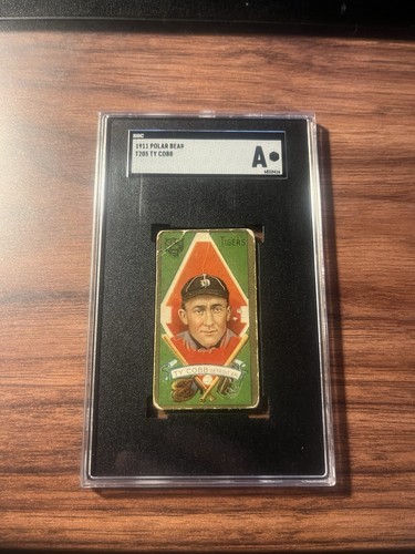 Ty Cobb [Blue Background] 1911 M116 Sporting Life card