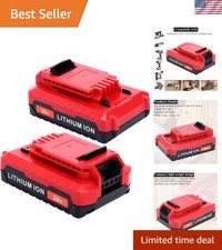 Durable 2Pack Lithium-Ion Batteries for Enhanced Runtime with Porter-Cable Tools