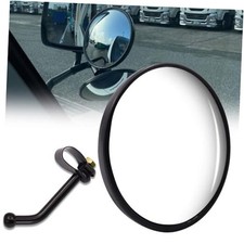 Convex Mirror, Blind Spot Anti-Shake Side Rearview Mirror, Easy-Install Round 2