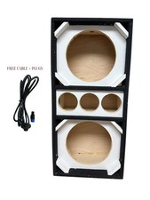 CHUCHERO BOX FOR SPEAKER OF 10" AND 3 TWEETE- BRAZILIAN STYLE -FREE CABLE PLUG