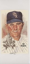 1981 Perez-Steele Hall of Fame Art Postcards Sixth Series Al Lopez #161 HOF 0b2