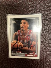 Scottie Pippen Auto Autograph Basketball Card Chicago Bulls